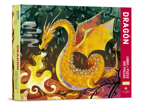 Rompecabezas DRAGÓN. 100 piezas + libro - comprar online