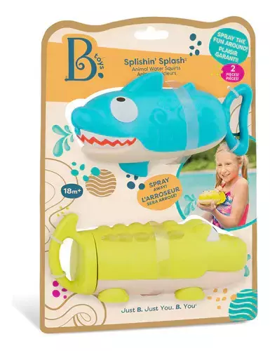 Set Lanzadores De Agua Cocodrilo Y Tiburón - BATTAT