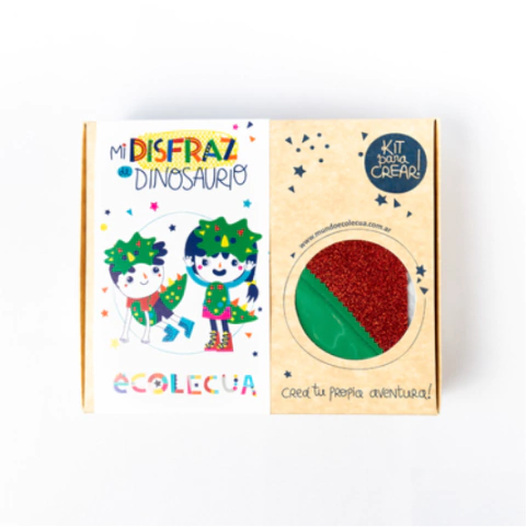 MI DISFRAZ DE DINOSAURIO - manualidades