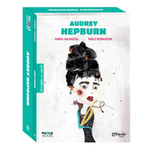 AUDREY HEPBURN - BIOGRAFÍA + ROMPECABEZAS 300 piezas