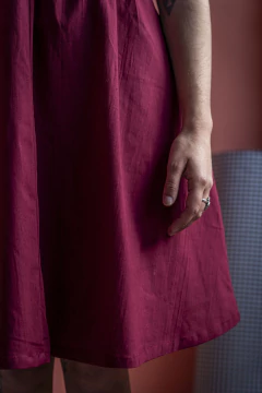 Vestido Universo Bordó en internet