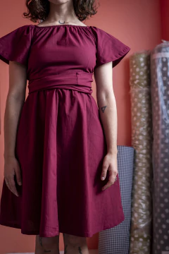 Imagen de Vestido Universo Bordó