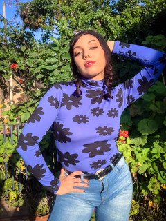 Polera Flower Power - Patadita de Mula