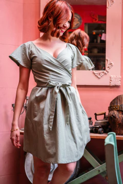Vestido Universo Verde - Patadita de Mula