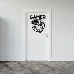 Adesivo decorativo para porta e parede Gamer Play