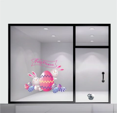 Adesivo Decorativo de Vitrine para Páscoa