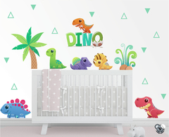 Adesivo de Parede Infantil Dinossauros
