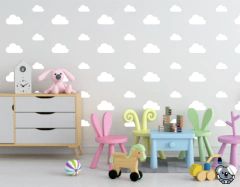 Adesivo de Parede Quarto de Bebês Nuvens 
