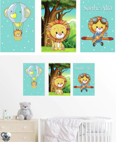 Quadros Decorativos em MDF Leãozinho