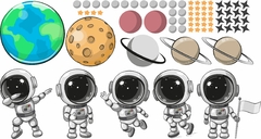 Adesivo Infantil Astronauta