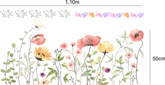 Adesivo de Parede Florais Boho Jardim Encantado - Kit Fadas na internet