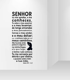 Adesivo de Parede Salmo 139