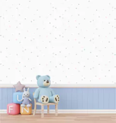 Adesivo de Parede Kit de Bolinhas Irregulares Boho Candy