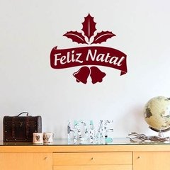 adesivo feliz natal
