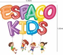Adesivo de Parede Espaço Kids e Crianças Brinquedoteca - comprar online