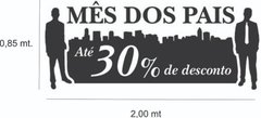 Adesivo Para Vitrine Dia Dos Pais 
