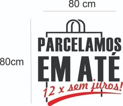 Adesivo Para Vitrine Parcelamos Em 12x Adesivos Para Lojas