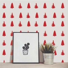 Adesivos Para Decoração De Natal Pinheirinhos 