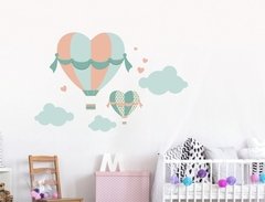 Adesivo De Parede Infantil Balão Coração