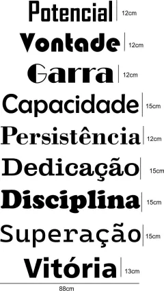Adesivo de Frases Motivacionais para Escadas