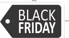 Adesivo Decorativo Black Friday Decoração de Lojas - comprar online