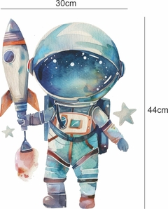 Adesivo Parede Astronauta Foguete Planeta e Estrelas na internet