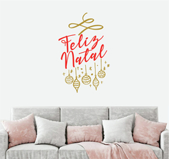 Adesivo de Parede e Vitrine Decoração de Natal