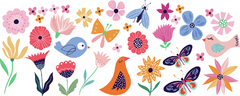 Adesivo Decorativo Coleção Primavera Verão