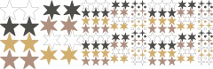 Parede Leve Moderna Estrelas Calm Baby Adesivo Auto Colante na internet