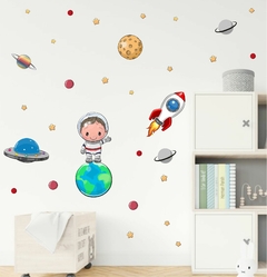 Adesivo Infantil Astronauta