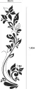 Adesivo Para Box de Banheiro Floral Arabesco Jateado - comprar online
