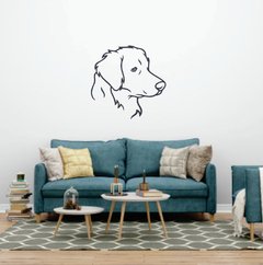 Adesivo De Parede Cachorro Silhueta