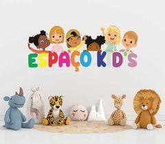 Adesivo de Parede Espaço Kids para Escolas e Brinquedoteca