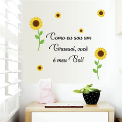 Adesivo De Parede Girassol