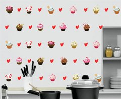 Adesivo De Parede Cupcakes