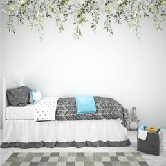 Adesivo de Parede Folhagem Floral