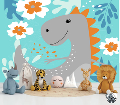 Papel de Parede Infantil Dinossauro baby