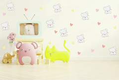 Adesivo De Parede Decorativo Elefantes 