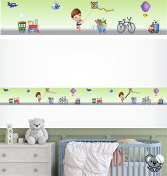 Faixa Decorativa Menino Pipa - comprar online