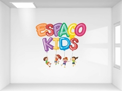 Adesivo de Parede Espaço Kids e Crianças Brinquedoteca