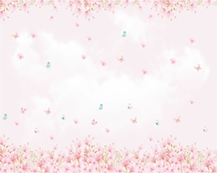 Papel de Parede Jardim Encantado Florais Boho - comprar online