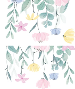 Adesivo de Parede Folhagens Aquarela Decoração infantil na internet