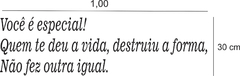 Kit adesivo com 3 frases para salão - comprar online