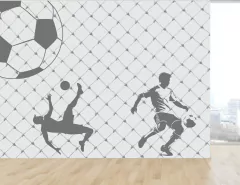 Papel de Parede Futebol Jogador e Bola