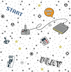 Papel de Parede Gamer Games Elementos