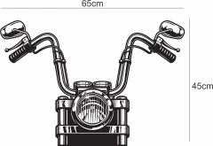 Adesivo de Parede Guidão de Moto - Vintage - comprar online