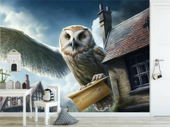Papel de Parede Coruja Hedwig de Hogwarts