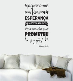 Adesivo De Parede Frases Bíblicas Hebreus 10:23