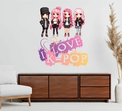 Adesivo de Parede K-POP - I Love Kpop