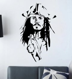 Adesivo De Parede Jack Sparrow - Piratas do Caribe